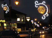 fonkelende kerstverlichting